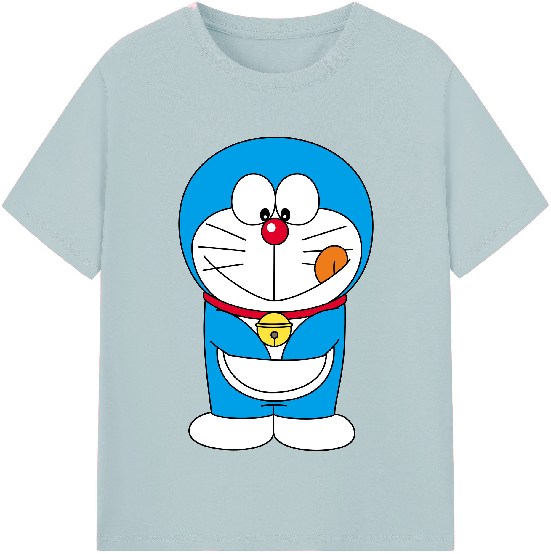 （画像用） ドラえもん Doraemon 綿100％半袖Tシャツ（フロントプリント）